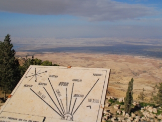 Blick vom Berg Nebo in Jordanien