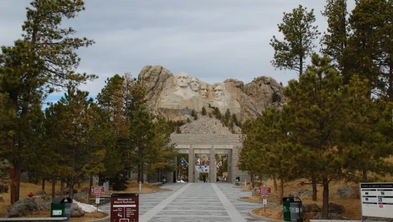 Eingang von Mount Rushmore