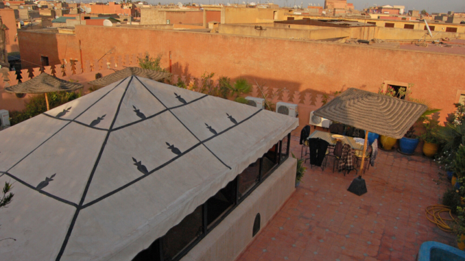 Dachterrasse in Marrakesch
