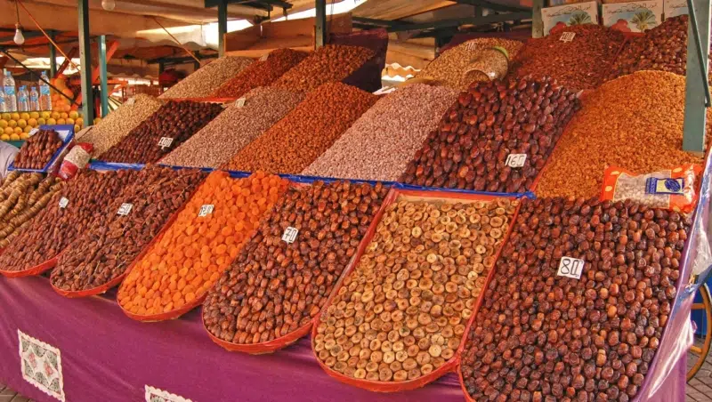 Marktstand in Marrakkesch