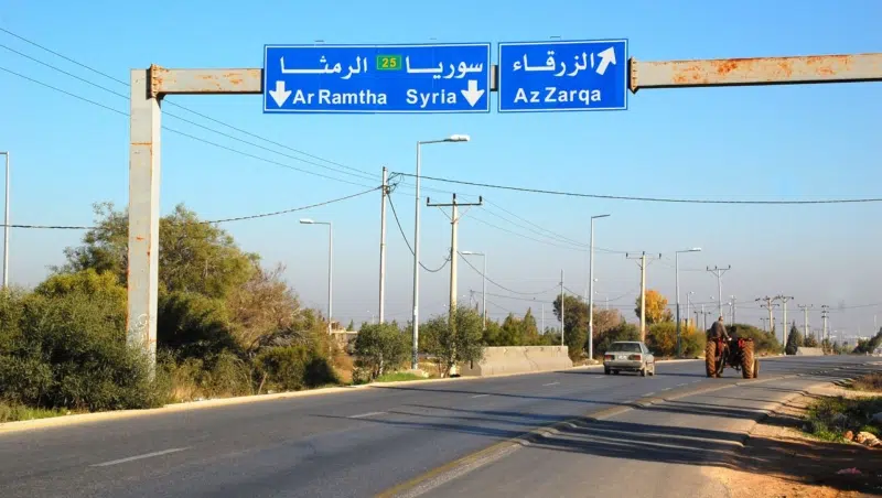 Autobahn in Jordanien