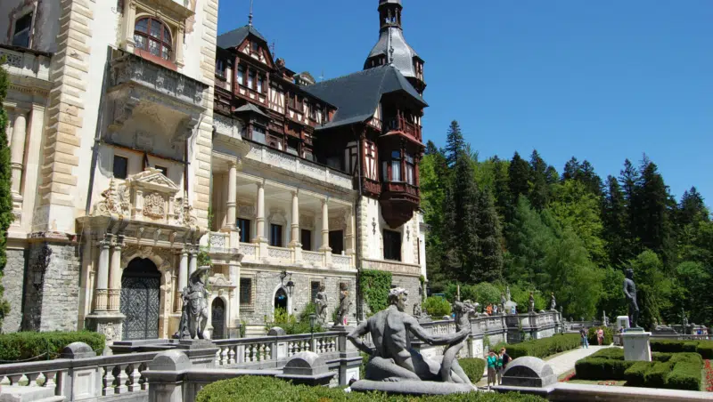 Garten am Schloss Peleș