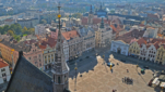 Ausblick auf den Platz der Republik in Pilsen