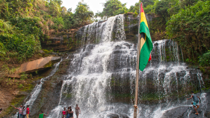 Kintampo Wasserfall in Ghana