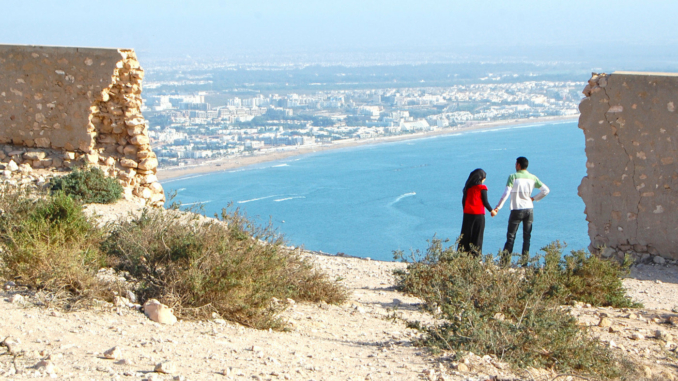 Ausblick von der Kasbah in Agadir