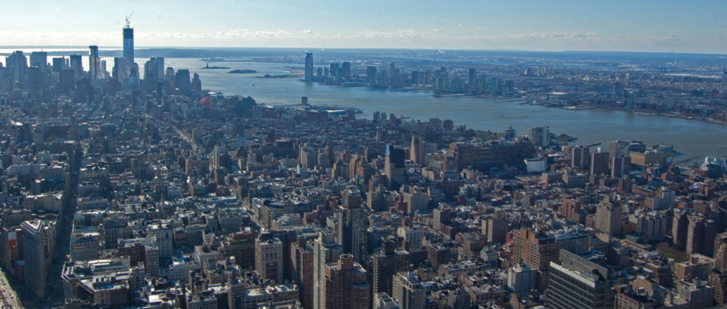 Ausblick über New York City
