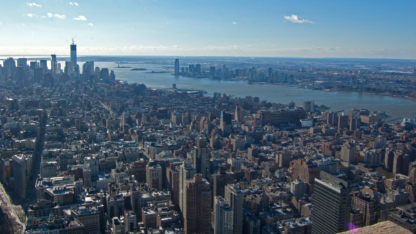 Ausblick über New York City