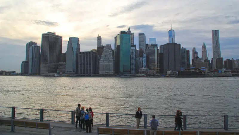 Ausblick über New York von Brooklyn aus