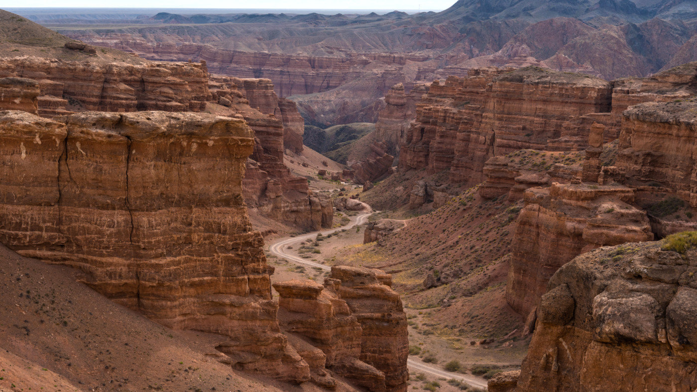 Charyn Canyon in Kasachstan