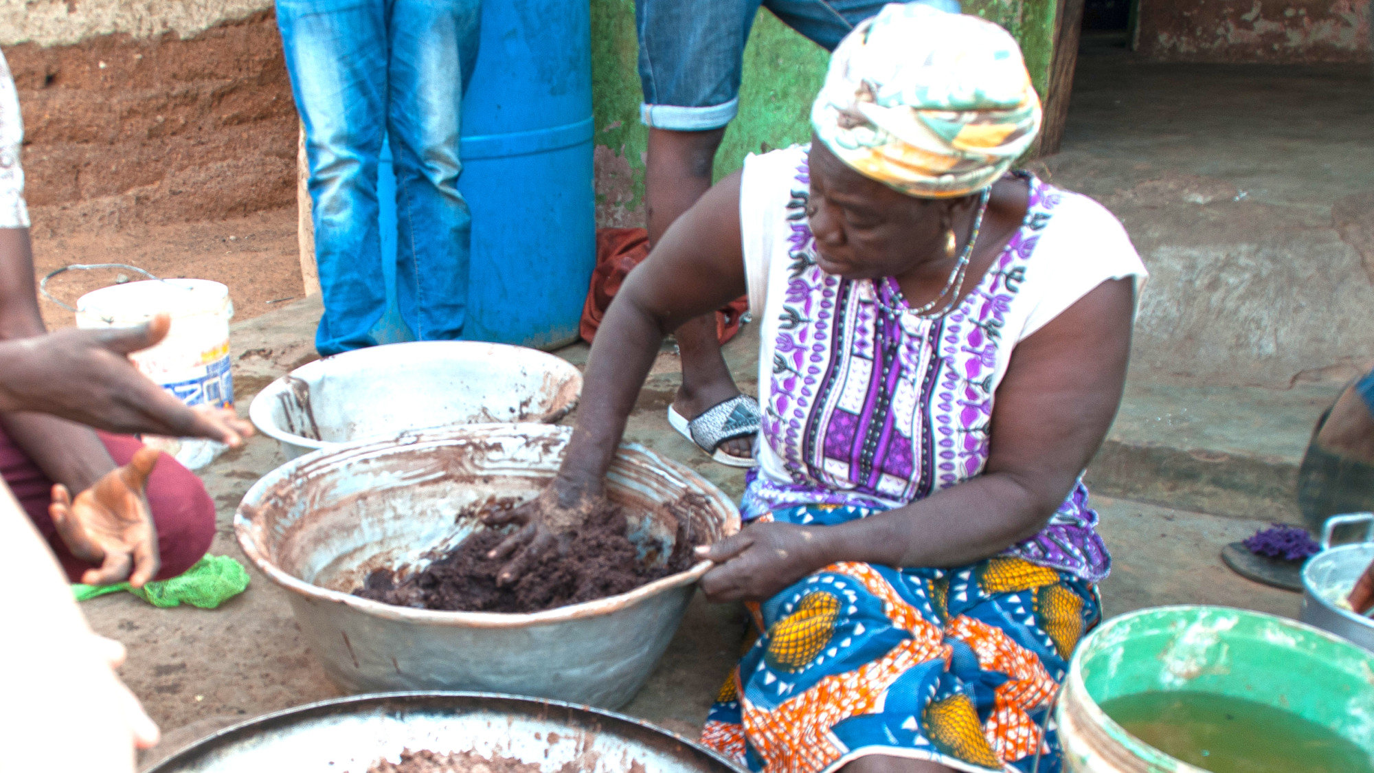 Larabanga Älteste Moschee Westafrikas und mystischer Stein