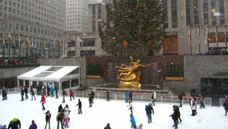 The Rink am Rockefeller Center / Weihnachten in New York City