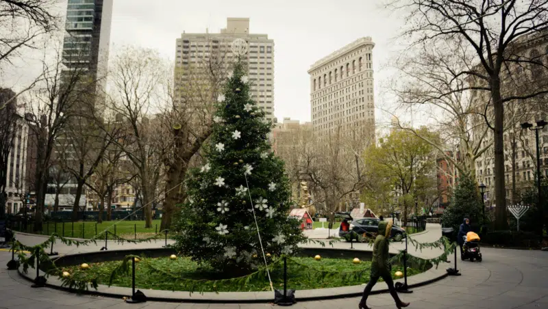 Weihnachtsbaum auf Madison Avenue