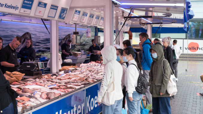 Fisch-Verkaufsstand in Nijmegen