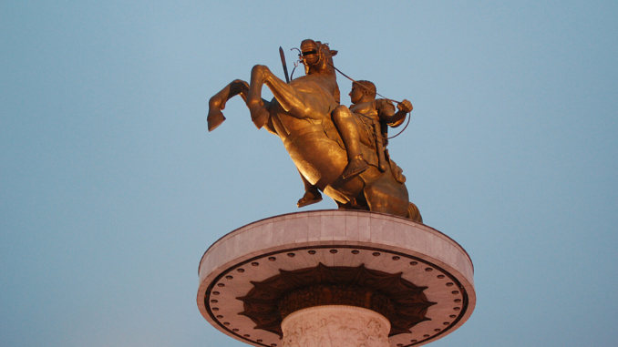 Statue Alexander der Große / Skopje