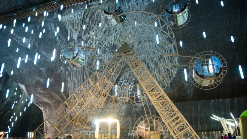Riesenrad Salzbergwerk Turda
