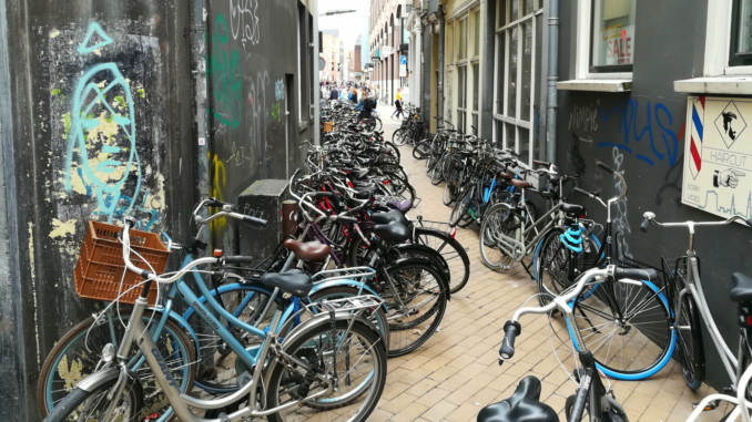 Fahrräder in Groningen