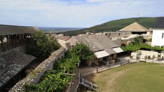 Innenhof Burg Sümeg