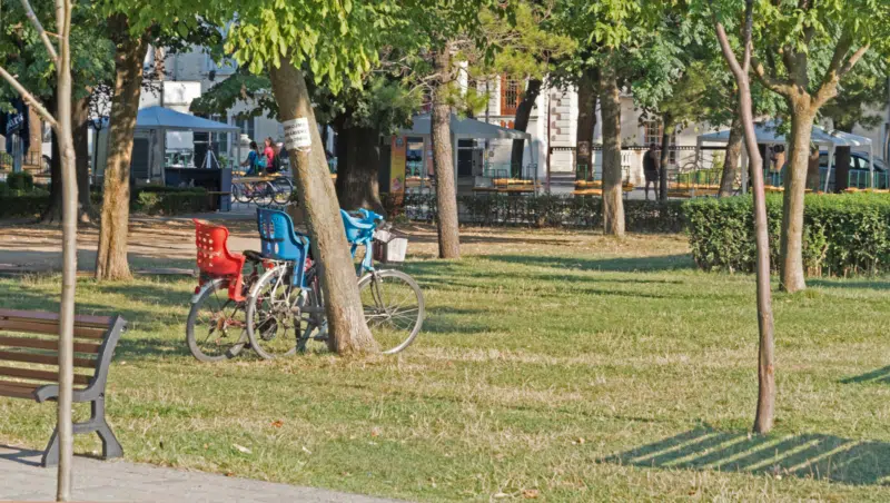 Fahrräder in Shkodra