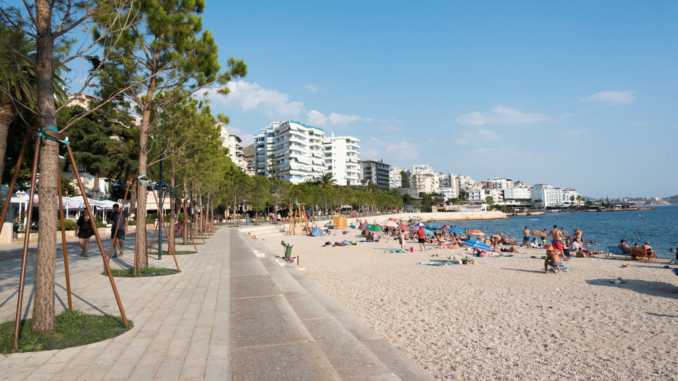 Strandpromenade in Saranda