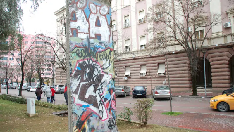 Berliner Mauer in Tirana