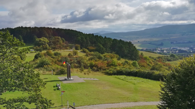 Ausblick vom Wachturm Point Alpha