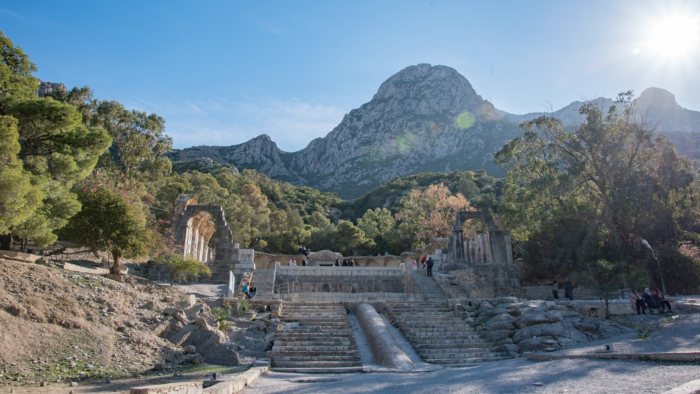 Zaghouan Wassertempel und Aquädukt in Tunesien