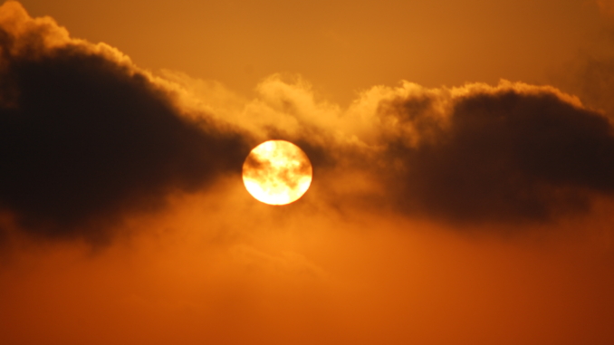 Sonnenuntergang auf Santorin