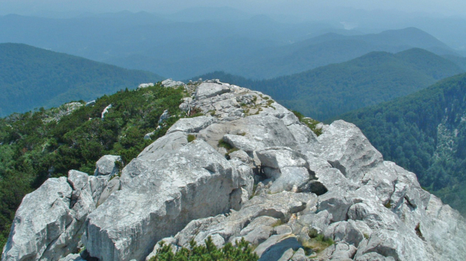 Ausblick vom Gipfel Veliki im Nationalpark Risnjak