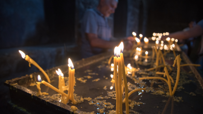 Opferstock im Kloster Chor Virap