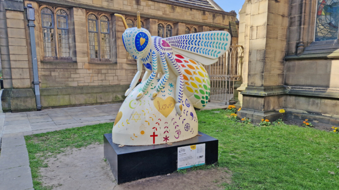 Biene-Statue in Manchester