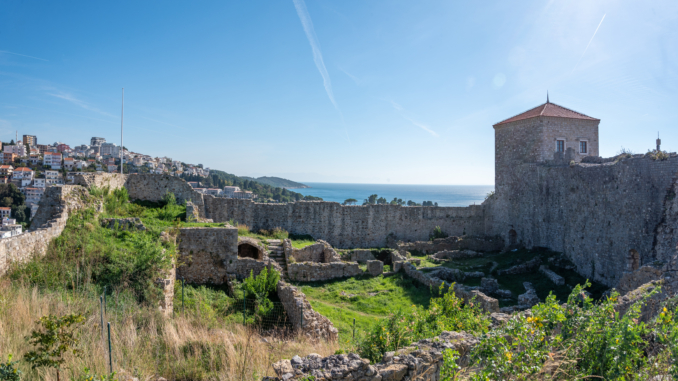 Aussicht über die Festung von Ulcinj